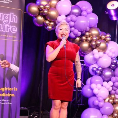 Laugh for the Cure amateur comic Jenny Chen was the top fundraiser at Laugh for the Cure, raising nearly $33,000 by the start of the evening. Photo by Caroline Phillips