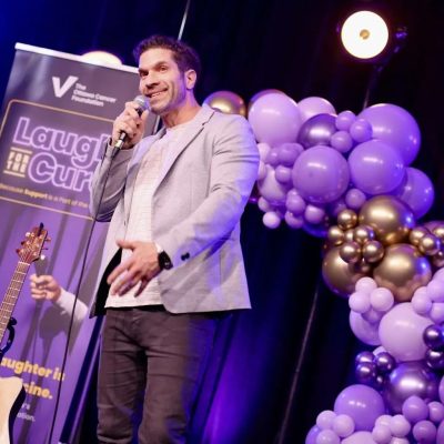 Headliner Rory Gardiner at Laugh for the Cure in support of The Ottawa Cancer Foundation. Photo by Caroline Phillips